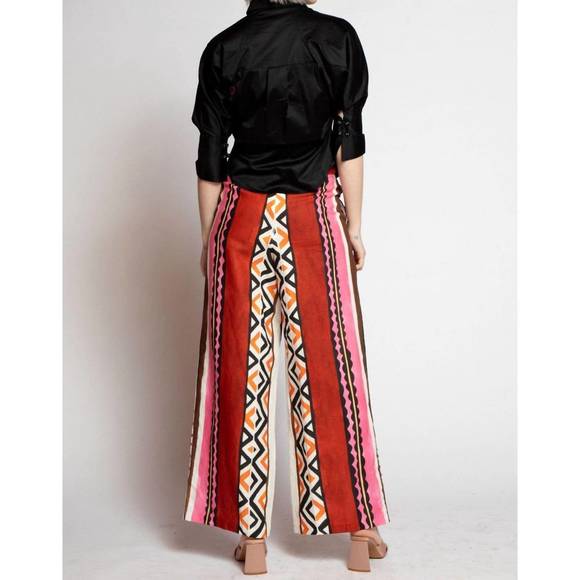 NEW EVA FRANCO cypress pant in tulum stripe - Picture 3 of 3